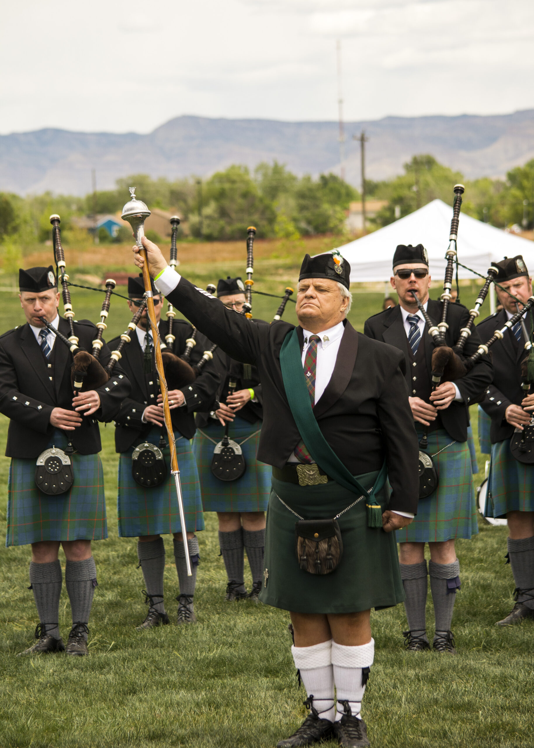 photo of Grand Valley Highland Games pipe band